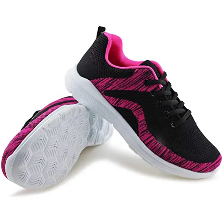 China Lace-up Fashion Trend Lightweight Breathable Casual Sport Running Shoes For Women