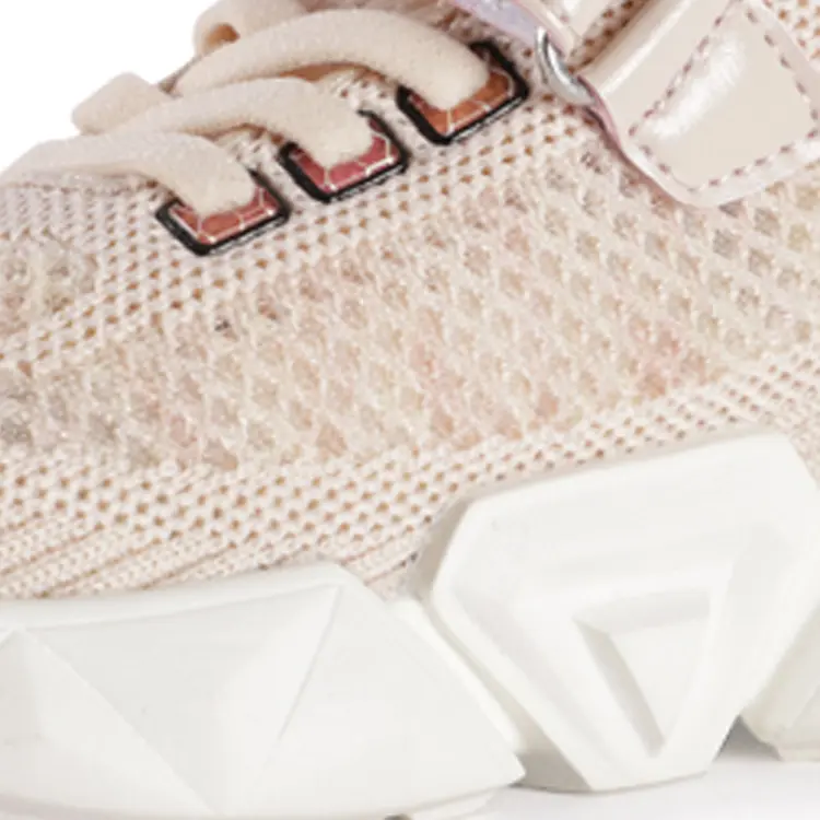 Fujian Footwear Factory Children Sport Breathable Soft Zapatos Trainers Girls Sneakers Kids