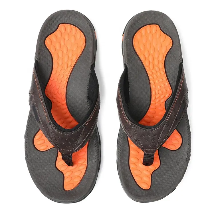 China Manufacturers Factory Customized Logo Size Color Summer Beach Men Flip Flops