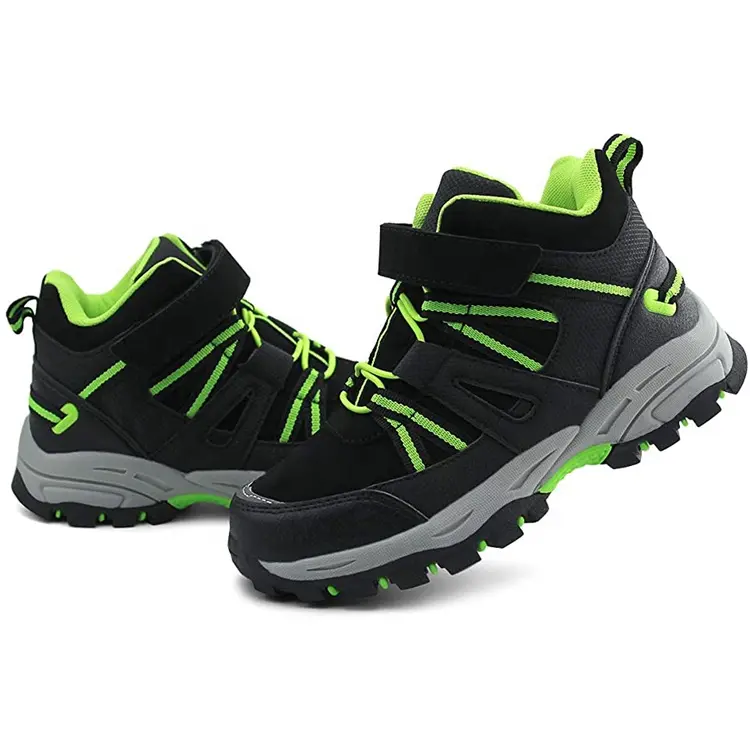 China Brand Customized Outdoor Anti-slip Waterproof Safety Children Adults Hiking Shoes Featured Image
